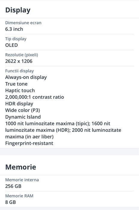 Iphone 16 pro 256gb
