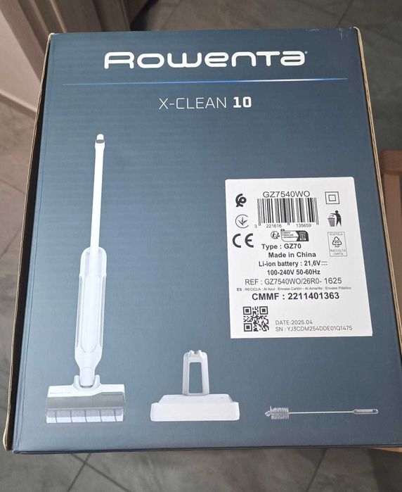 Vand Aspirator vertical cu spalare ROWENTA All In One X-Clean 10 GZ7035WO, 0.79l, 27V, autonomie max 60 min (NOU)