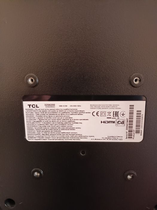 TCL hd  smart tv ANDROID