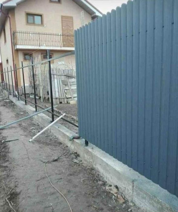 Gard din panou tip jaluzele, sipca metalica si alte modele la comanda