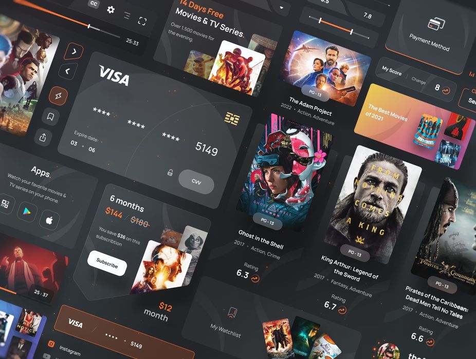 Kino Platforma ishlab chiqamiz (Web, android, IOS, AndroidTv)