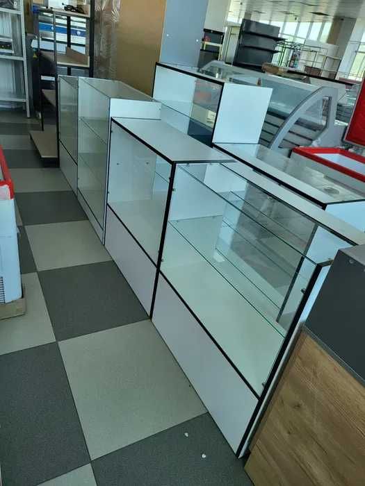 Торговые оборудование стелаж пристенный островной полки в рассрочку