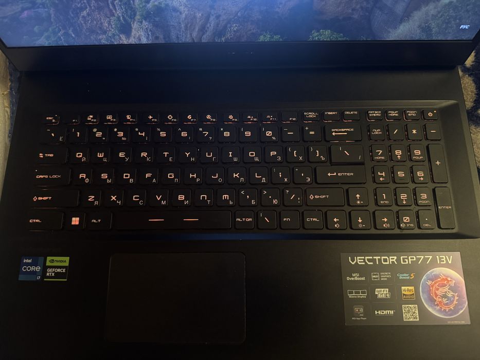 msi vector gp77 13vg 17 дюймов