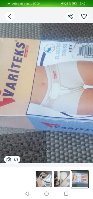 Centură pentru hernie dreapta, nouă, cu etichetă