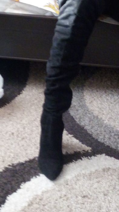 Продам сапоги ботфорты stuart weitzman из нубука