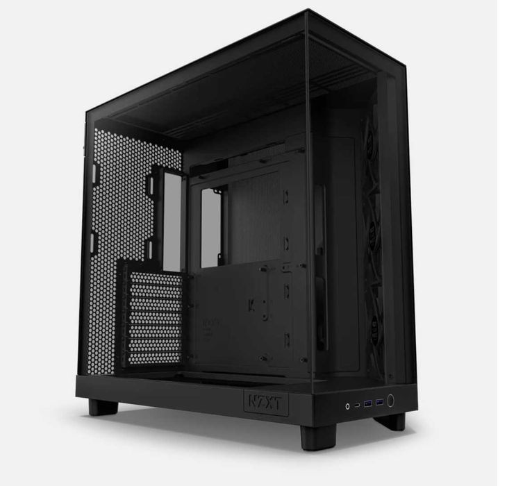 НОВА ! Компютърна кутия NZXT H6 Flow Matte Black