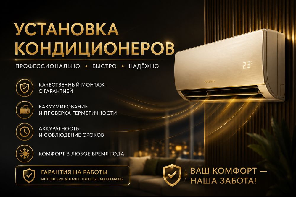 Установка кондиционеров