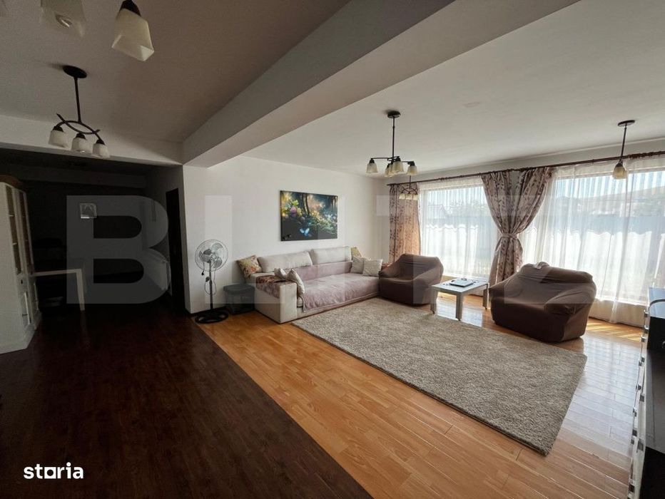 Casa individuala, 186 mp, un nivel, 1174 mp teren, zona Apahida