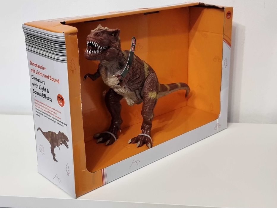 Tyrannosaurus Rex cu baterii - Dinozaur cu lumina si sunet