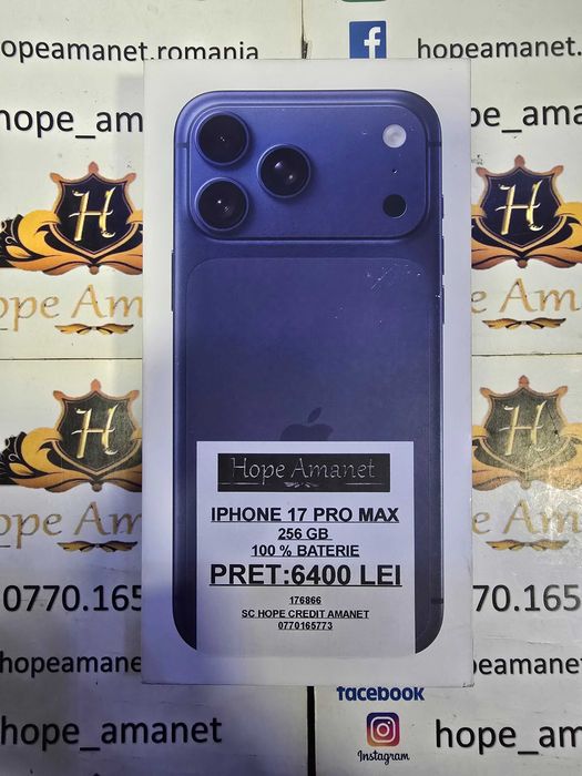 Hope Amanet P6 IPHONE 17 PRO MAX