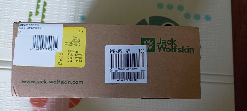 Jack Wolfskin Vojo 3 texapore mid w