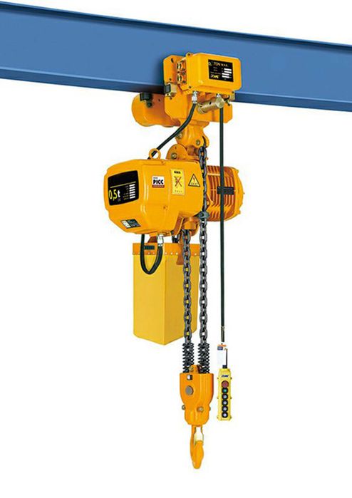Таль электрическая цепная 1т 9м 380в. Тельфер, лебедка, таль
