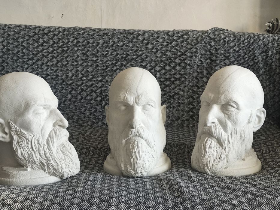 Фигурка, статуэтка,голова Кратос