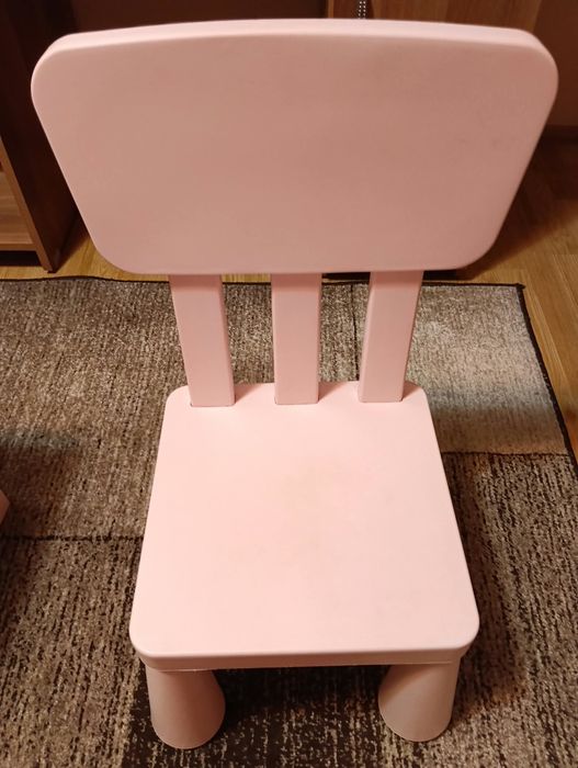 Set mobila copii: Birou + Patut lemn fara saltea + Masuta cu scaun