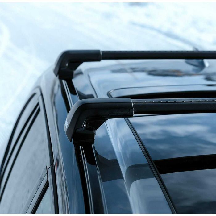 Напречни греди Thule WingBar Edge Flush багажник за автомобил сиви / черни