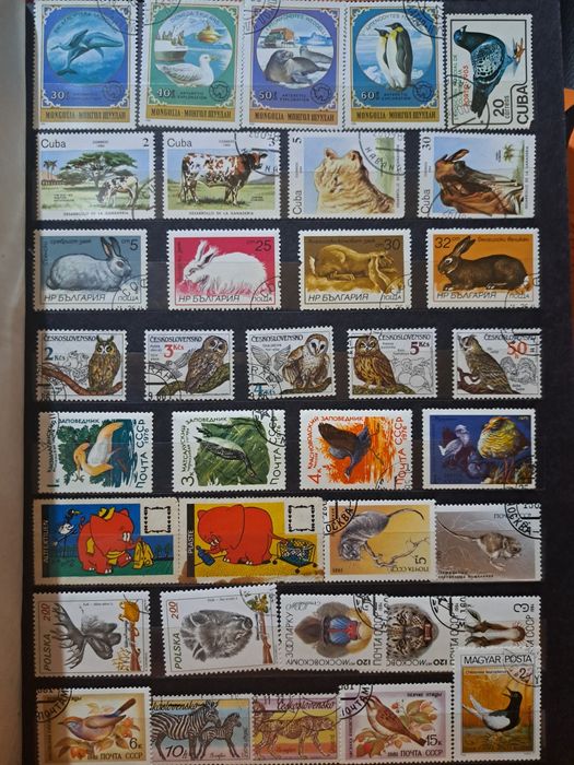 Класьор с пощенски марки от СССР