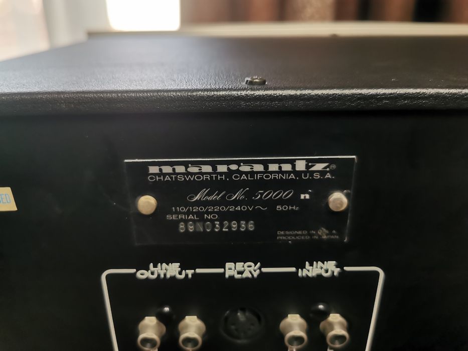 Deck audio Marantz 5000