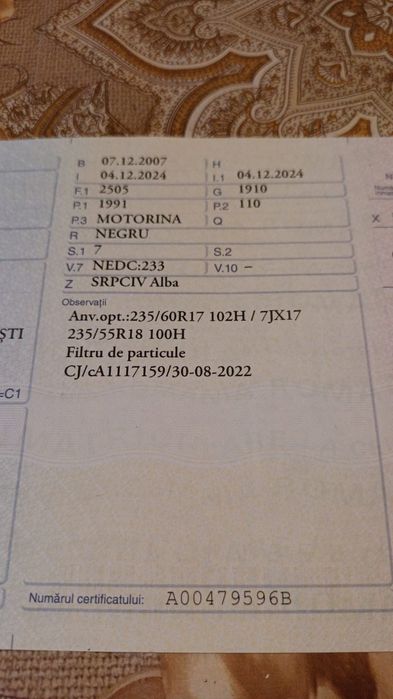 Vând pentru dezmembrări Chevrolet captiva 12-2007