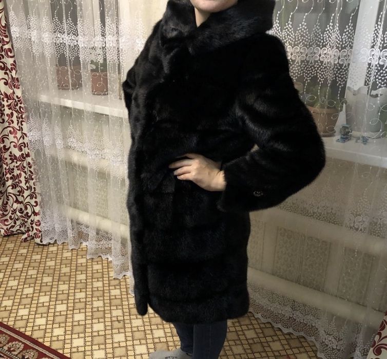 Норковая шуба б/у
