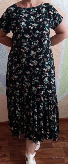 Платье лен летнее