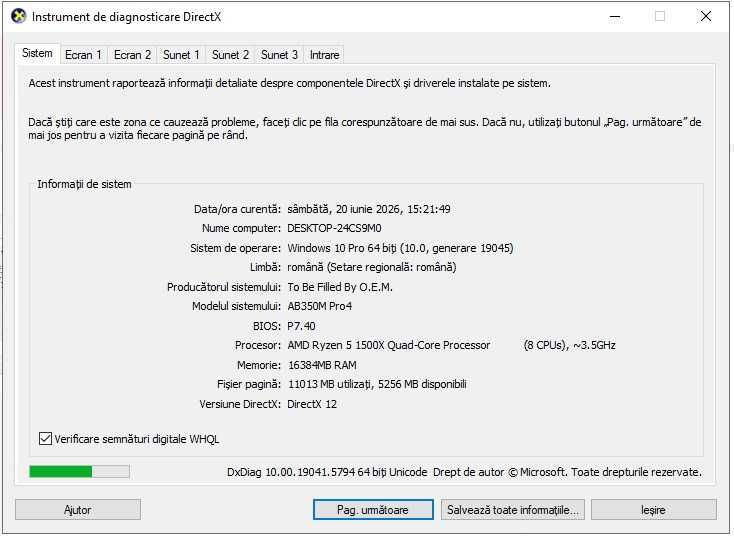 Vand pc gaming urgent