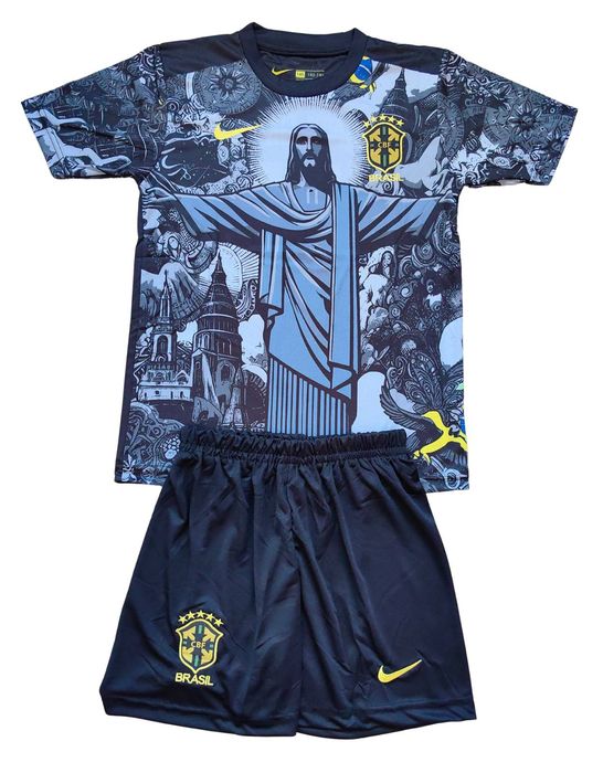 Детски футболен екип Бразилия Роналдиньо тениска Ronaldinho Brazil
