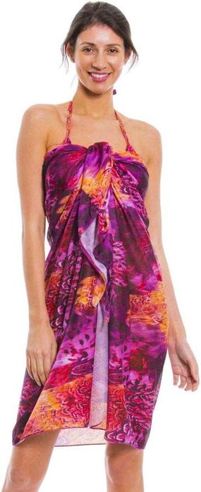 Costum de baie Kiniki Tan-through (prin care te bronzezi) S + Sarong