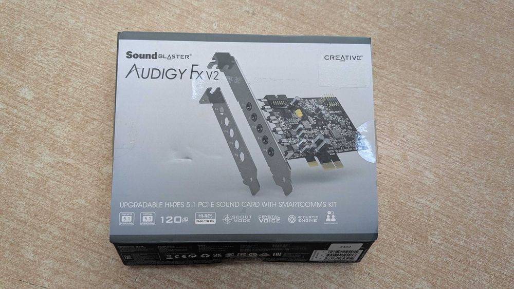Creative звукова карта Sound Blaster Audigy FX V2