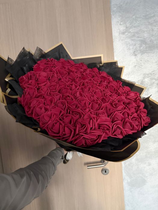 Букет 101 вечни рози