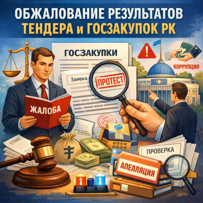 Обжалование результата тендера и госзакупок/Мемсатып алуға шағымдану