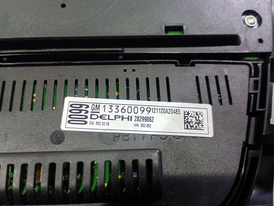 Panou clima ac 13362778 Opel Meriva 2 (2010 - 2014) 1.4 benzina A14NEL 1.4 benzina A14NEL A14NEL