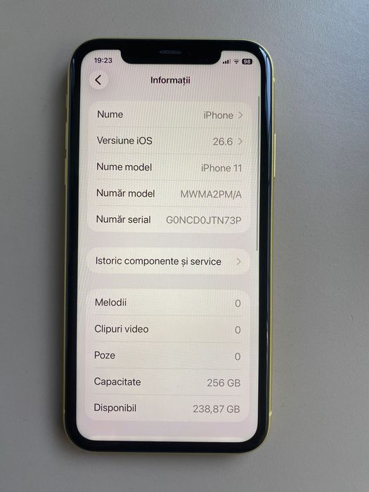iPhone 11 256GB 87% frumos telefon Apple