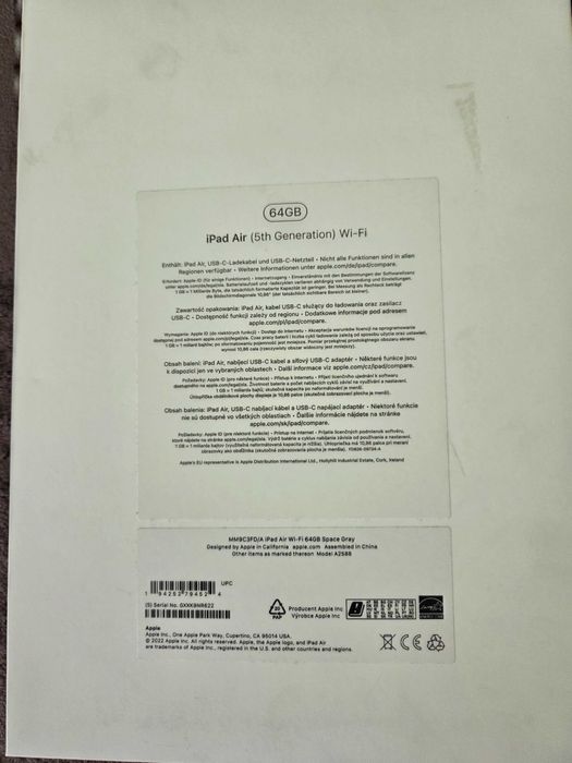 Ipad air m1 64gb wifi 2022