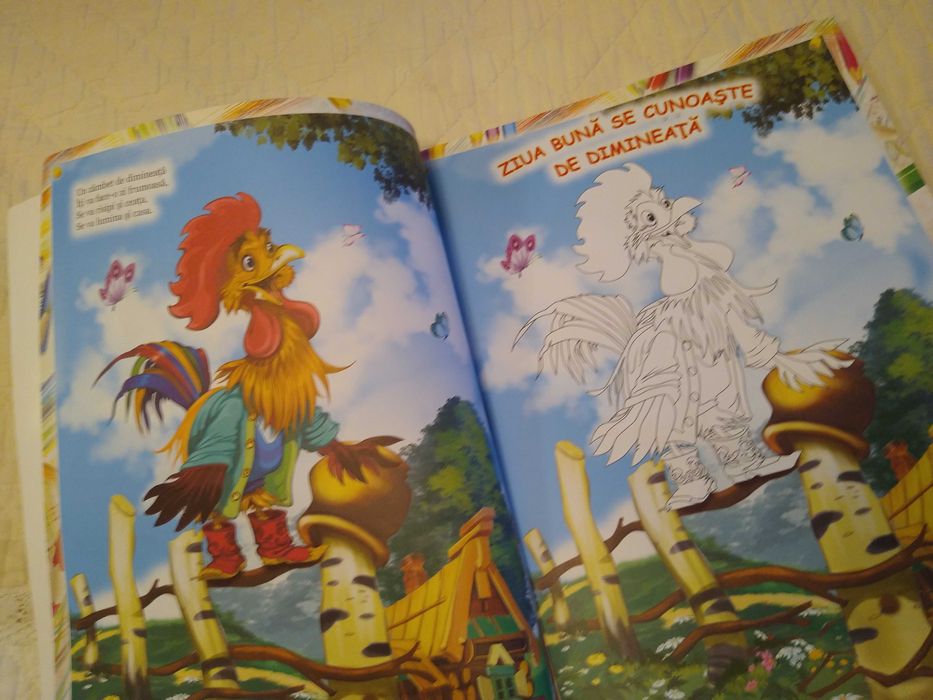 Carte de colorat foarte atractivă