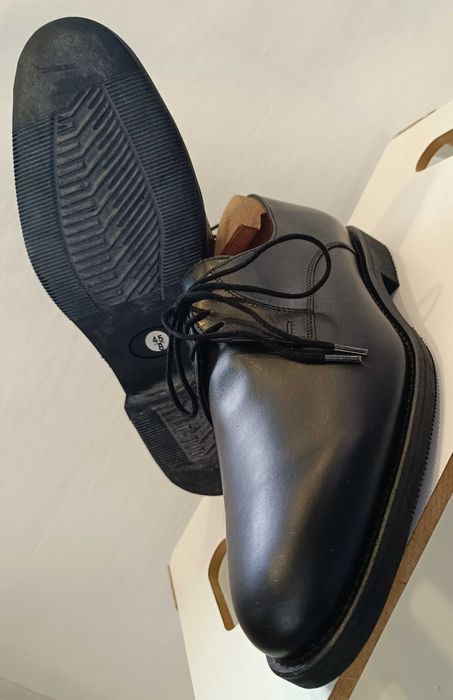 Pantofi derby 45 lucrati manual Argueyrolles NOI piele naturala