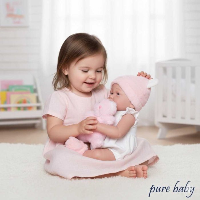 Реалистична бебе кукла Pure Baby – 45см