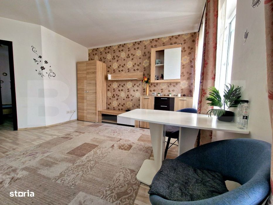 Apartament 2 camere, 46 mp, mobilat si utilat, parcare, zona Kik