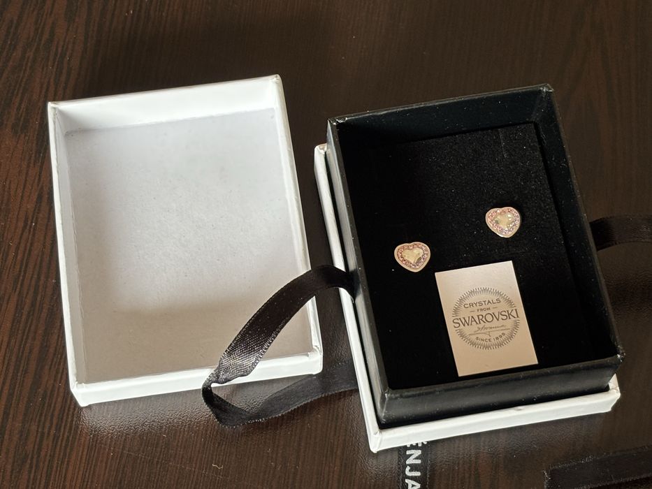 Сребърни обеци La Senja с кристали Swarovski