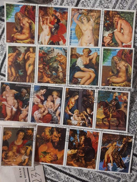 Марки почтовые..