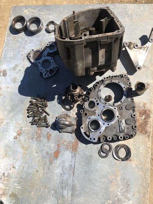 Г класа, G class  части за раздатка и заден диференциал.