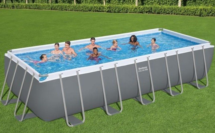 НОВ Лукс басейн BESTWAY 6.40м-2.74м-1.32м. Гаранция 2 години