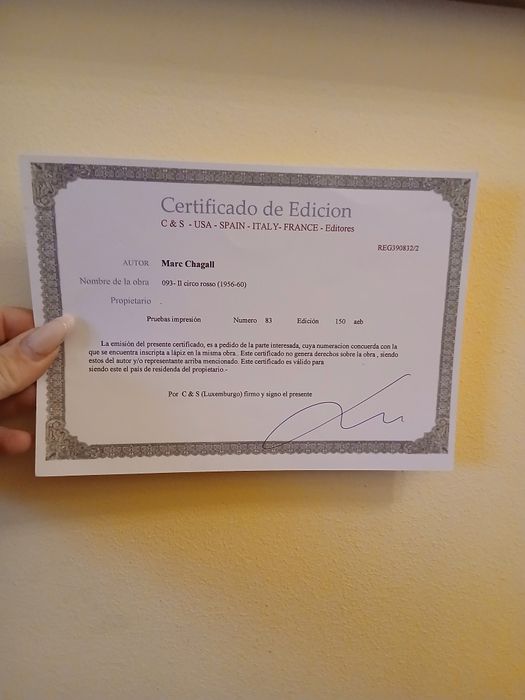 Litografie Marc Chagall