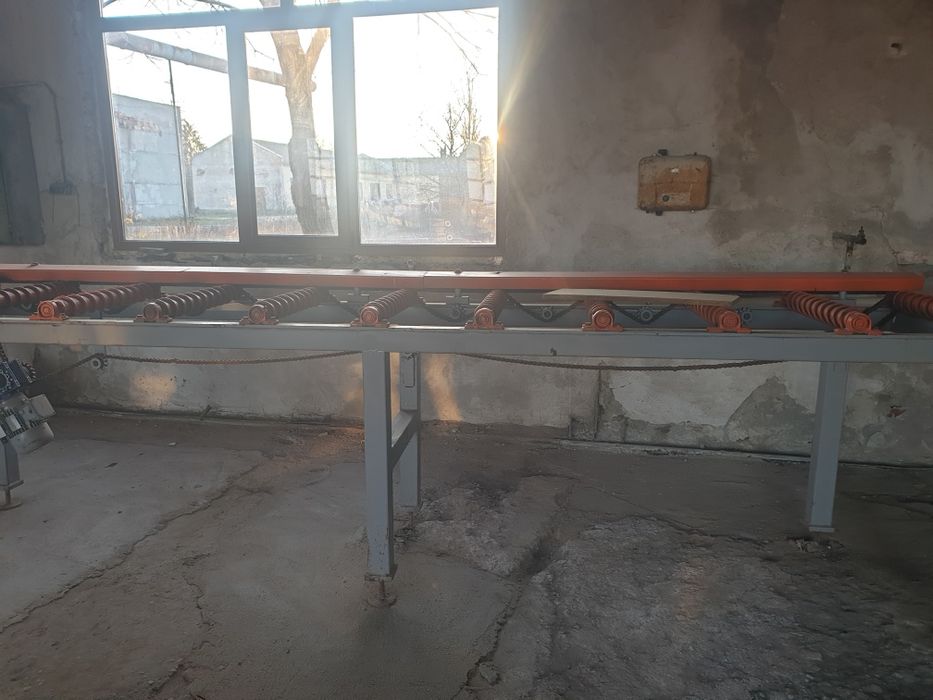 Автоматична линия за рязане на  дървени трупи и  производство на евро палети
