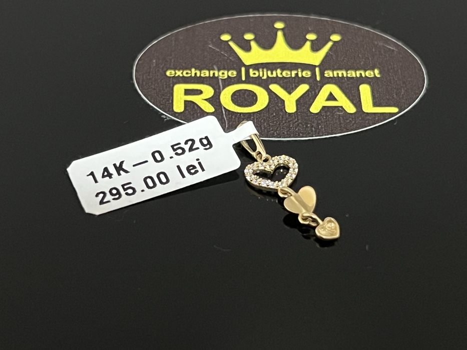 Bijuteria Royal CB : Pandant aur 14K 585  0,52 grame