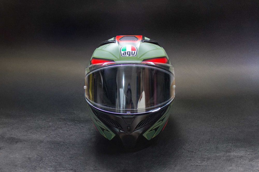 AGV K3 Decept Black/Green/Red каска