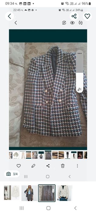 Сака и костюми на zara