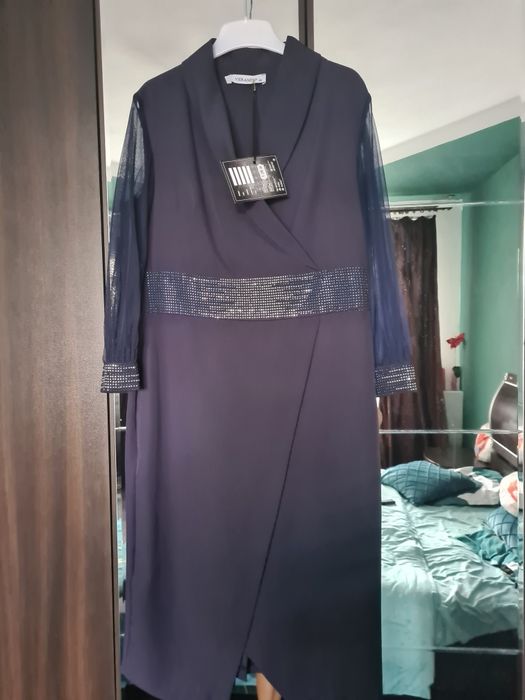 Rochie damă mar 38/40 albastră  noua  la 180lei Timișoara