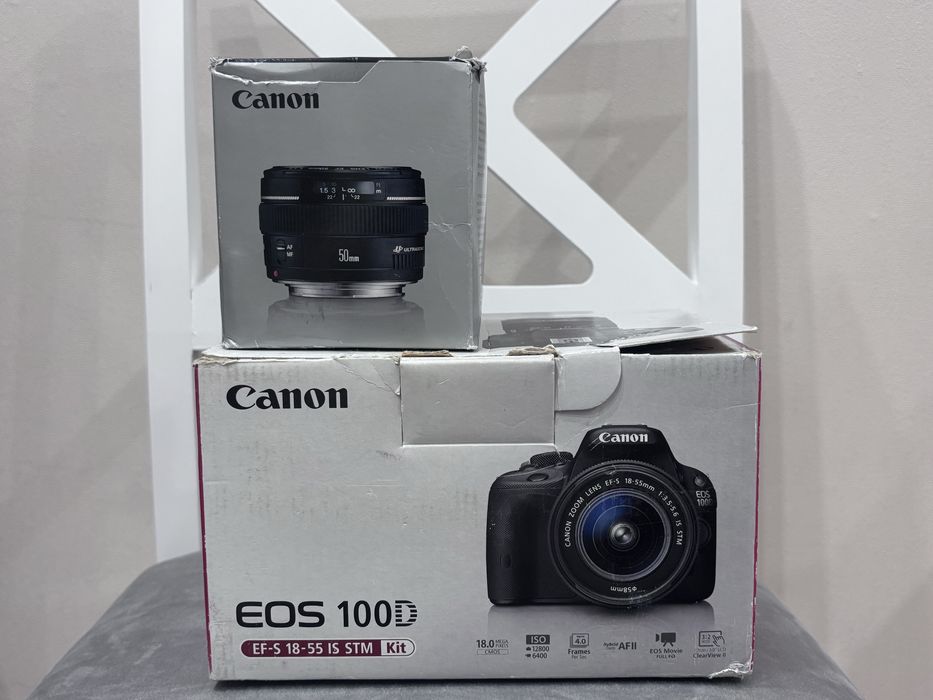 Canon 100D + портретник 1,4 USM