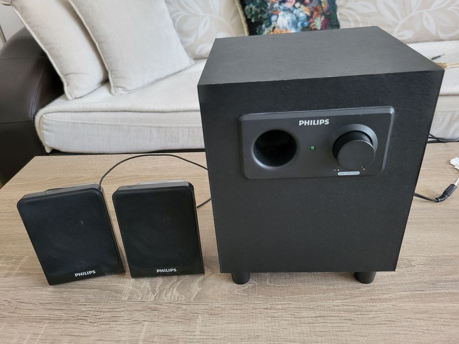 Мултимедийни високоговорители 2.1 Philips