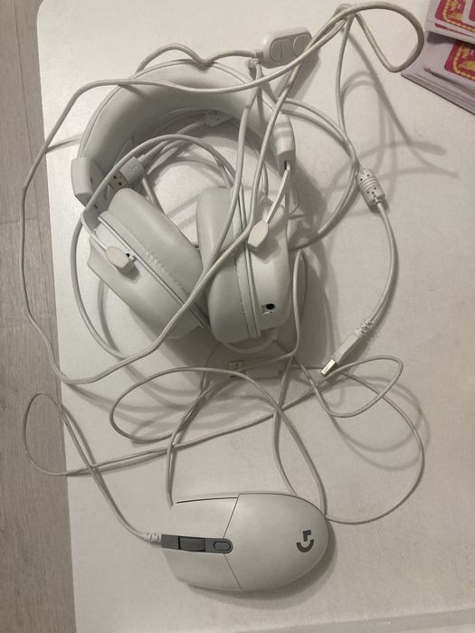 Клавиатура, мышь, наушники